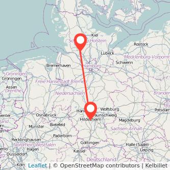 Hildesheim Itzehoe Bahn Karte