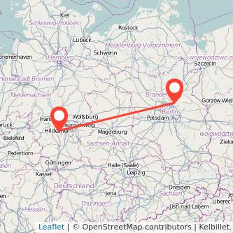 Hildesheim Bernau bei Berlin Mitfahrgelegenheit Karte