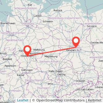 Hildesheim Berlin Mitfahrgelegenheit Karte