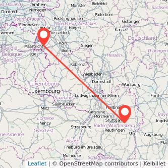 Herzogenrath Göppingen Bahn Karte