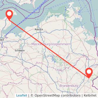 Heringsdorf Angermünde Bahn Karte
