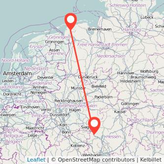 Herborn Marienhafe Bahn Karte