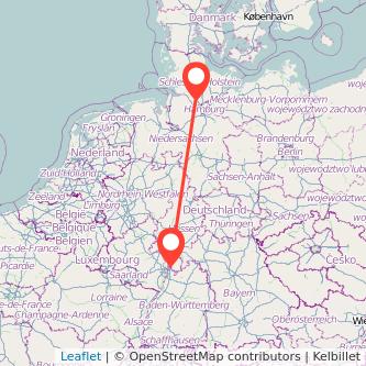 Heppenheim Elmshorn Bahn Karte