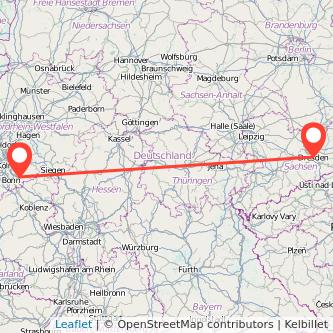 Hennef Dresden Mitfahrgelegenheit Karte