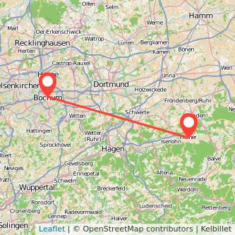 Hemer Bochum Mitfahrgelegenheit Karte