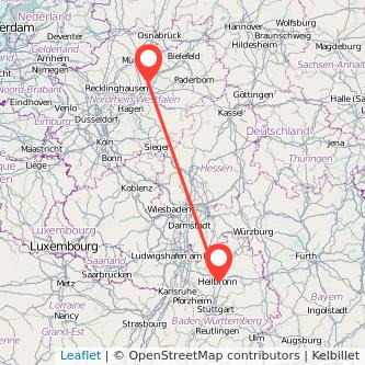 Heilbronn Hamm Mitfahrgelegenheit Karte
