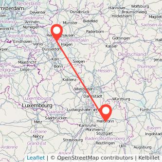 Heilbronn Essen Mitfahrgelegenheit Karte