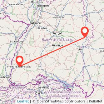 Heidenheim an der Brenz Freiburg im Breisgau Mitfahrgelegenheit Karte