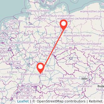 Heidenheim an der Brenz Berlin Mitfahrgelegenheit Karte