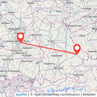 Heidelberg Deggendorf Mitfahrgelegenheit Karte