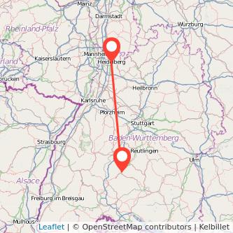 Heidelberg Balingen Mitfahrgelegenheit Karte