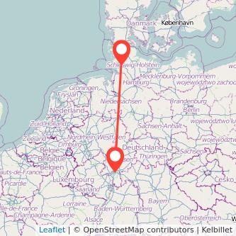 Heide Frankfurt am Main Mitfahrgelegenheit Karte