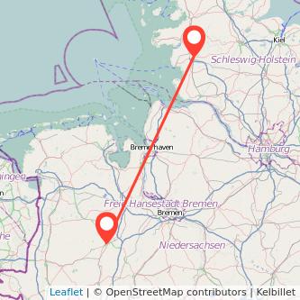 Heide Cloppenburg Mitfahrgelegenheit Karte