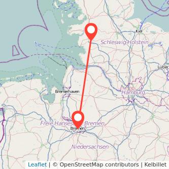 Heide Bremen Bahn Karte