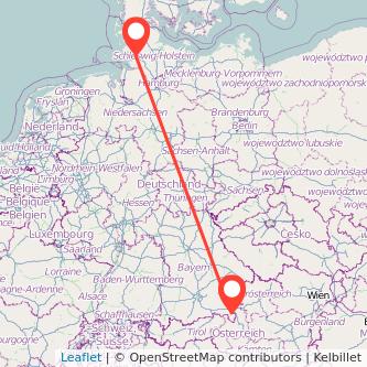 Heide Bayerisch Gmain Bahn Karte