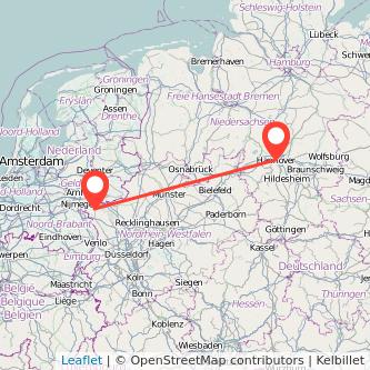 Hannover Kleve Mitfahrgelegenheit Karte