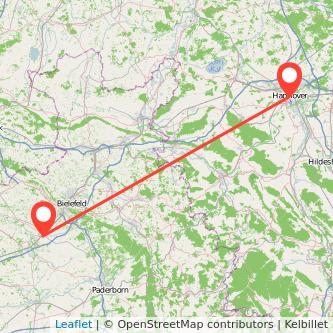 Hannover Gütersloh Mitfahrgelegenheit Karte