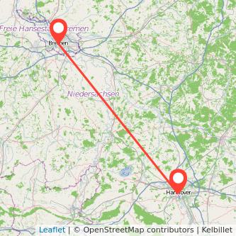 Hannover Bremen Mitfahrgelegenheit Karte