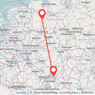Hanau Cloppenburg Mitfahrgelegenheit Karte