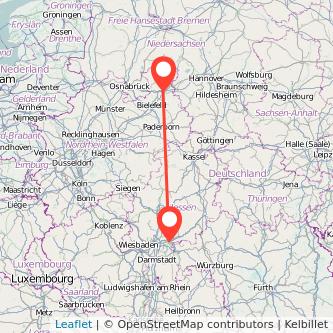 Hanau Bad Oeynhausen Bahn Karte