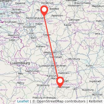 Hamm Rottenburg Mitfahrgelegenheit Karte