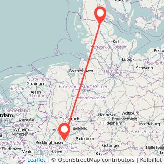 Hamm Flensburg Mitfahrgelegenheit Karte