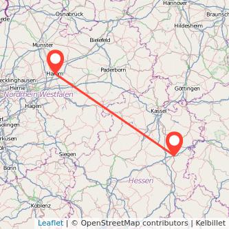 Hamm Bad Hersfeld Mitfahrgelegenheit Karte