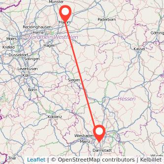 Hamm Mörfelden-Walldorf Mitfahrgelegenheit Karte