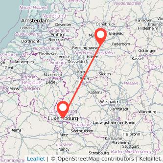 Hamm Luxemburg Bahn Karte
