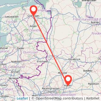 Hamm Groningen Mitfahrgelegenheit Karte