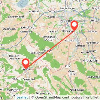 Hameln Laatzen Mitfahrgelegenheit Karte