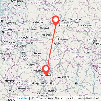 Hameln Darmstadt Mitfahrgelegenheit Karte