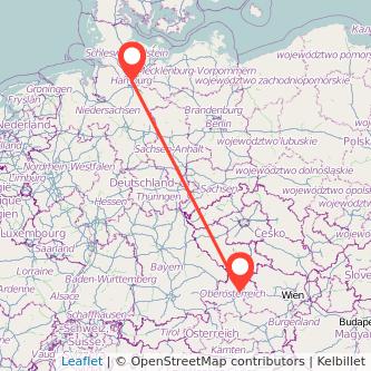 Hamburg Linz Mitfahrgelegenheit Karte