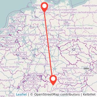 Hamburg Bozen Mitfahrgelegenheit Karte