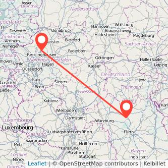 Haltern Bamberg Mitfahrgelegenheit Karte