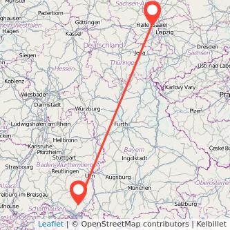 Halle Ravensburg Mitfahrgelegenheit Karte