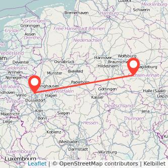 Halberstadt Duisburg Mitfahrgelegenheit Karte