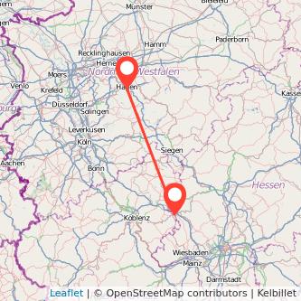 Hagen Limburg Mitfahrgelegenheit Karte