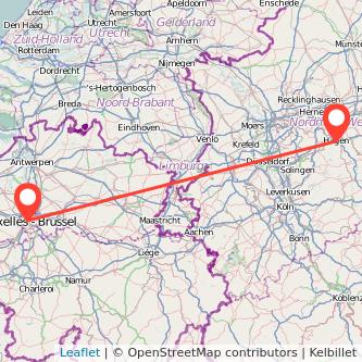 Hagen Brüssel Mitfahrgelegenheit Karte
