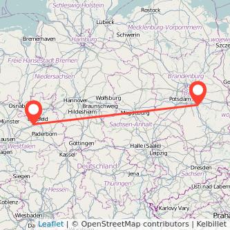 Gütersloh Königs Wusterhausen Mitfahrgelegenheit Karte