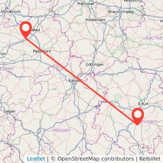 Gütersloh Ilmenau Mitfahrgelegenheit Karte