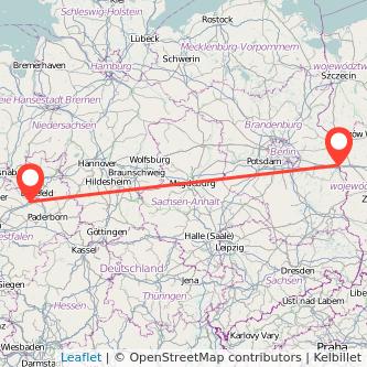 Gütersloh Frankfurt (Oder) Mitfahrgelegenheit Karte