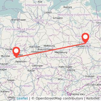 Gütersloh Berlin Mitfahrgelegenheit Karte