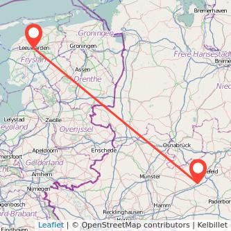 Gütersloh Leeuwarden Mitfahrgelegenheit Karte