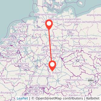 Gunzenhausen Unterlüß Bahn Karte