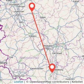 Gummersbach Speyer Mitfahrgelegenheit Karte