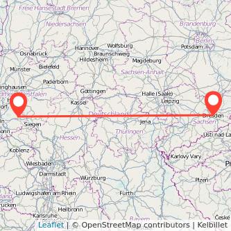 Gummersbach Dresden Mitfahrgelegenheit Karte