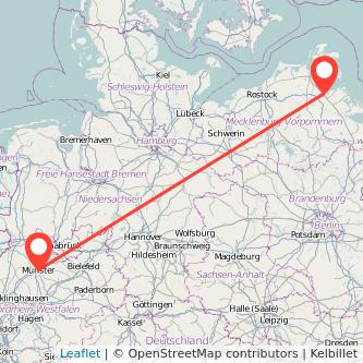 Greifswald Münster Bahn Karte