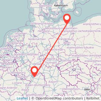 Greifswald Heidelberg Mitfahrgelegenheit Karte