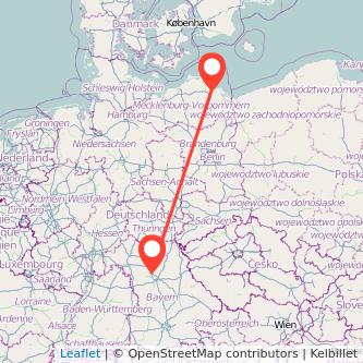 Greifswald Erlangen Mitfahrgelegenheit Karte